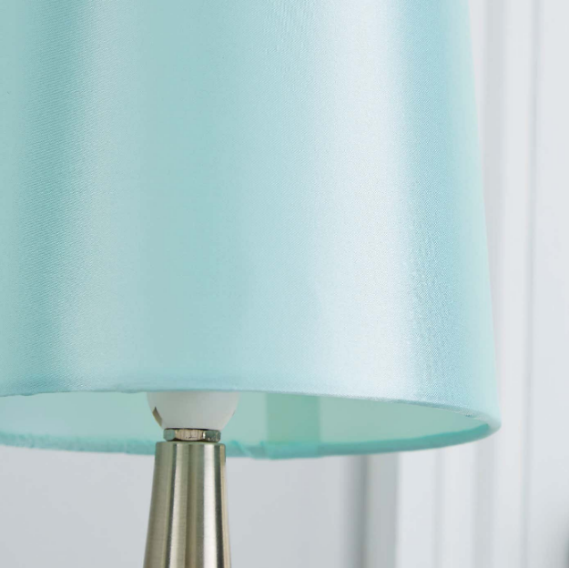 duck egg blue bedside lamps